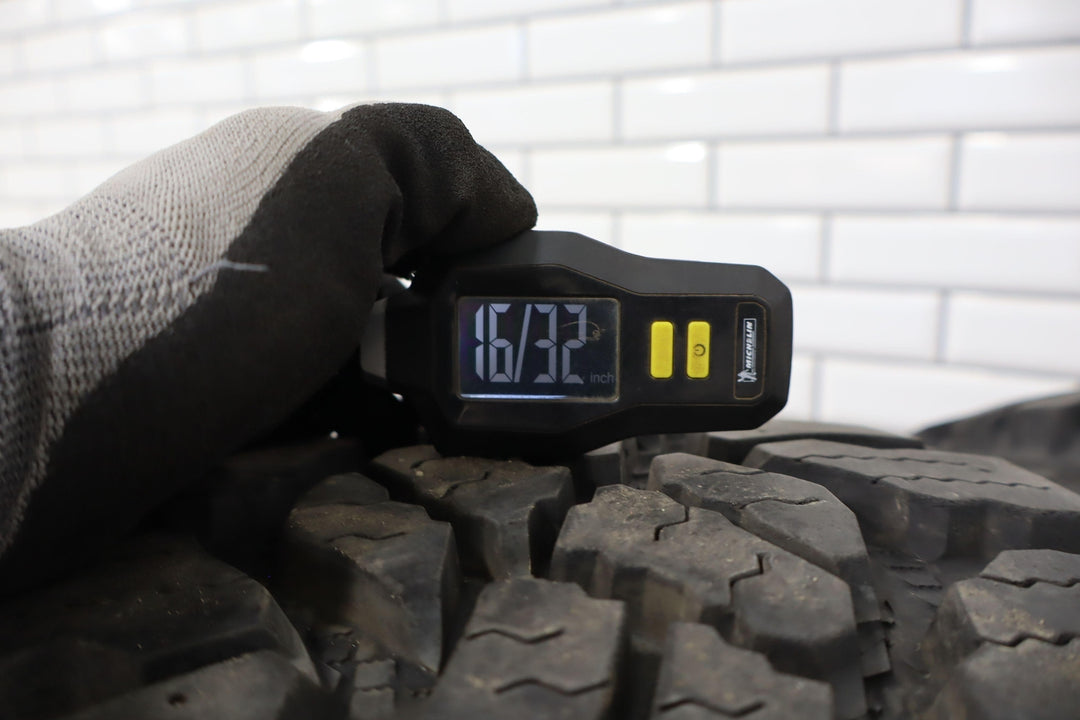 Set Of 5 16x8 5 Spoke Wheels W/tires, Black, 285/75r16 Goodyear Duratrac, 16-14-13-12-12/32