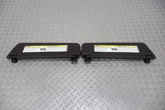 11-15 Chevy Camaro Pair Driver & Passenger Sun Visors (Black AFM) See Notes