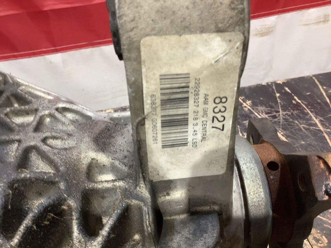 14-15 Camaro SS Rear Carrier Differential 3.45 Ratio G80 (136K Miles) Manual