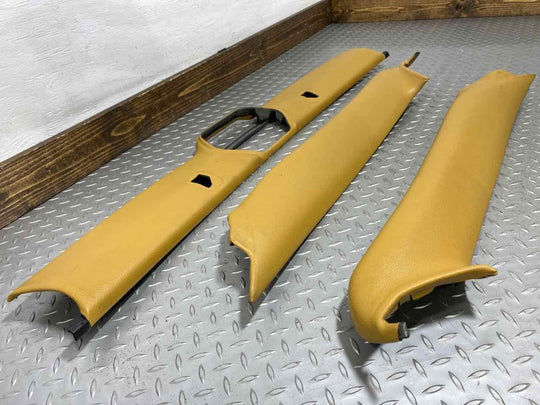 99-05 Porsche 911 996 Convertible A Pillar Trim Panels 3 PCS (Savannah Beige SA)