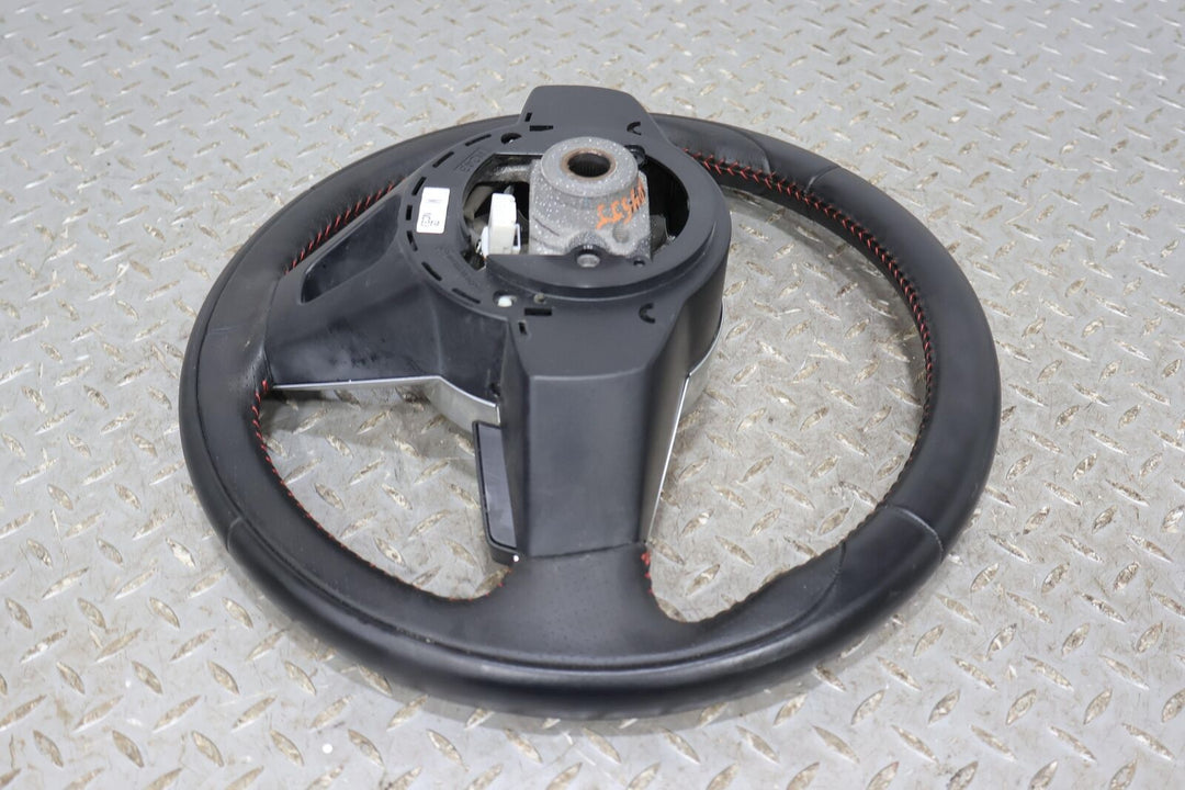 17-20 Fiat 124 Spider OEM Leather Steering Wheel (Nero XR/Red Stitch) See Photos