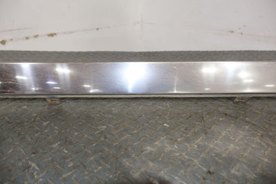 87-89 Cadillac Brougham Right Chrome OEM Rocker Moulding (Lt. Weathered) Dented