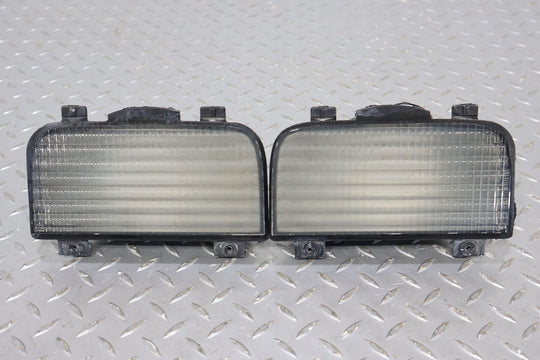 94-96 Chevy C4 Corvette Pair LH & RH Reverse Lights Lamps (Hazy Lens) OEM