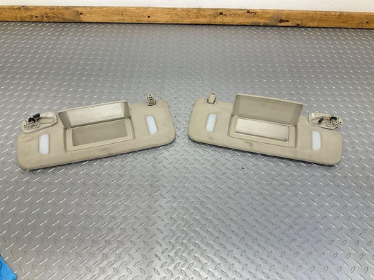 07-14 Cadillac Escalade Pair Illuminated Sun Visors LH & RH (Neutral) See Notes