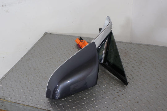 12-15 Tesla Model S Left LH Door Mirror W/ Vent Glass (Midnight Silver PMNG)