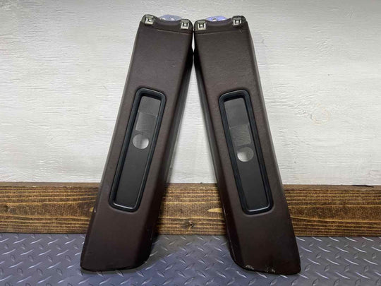 05-12 Porsche 911 997 Pair LH & RH Interior B-Pillar Trim Panels (Coacoa RA)