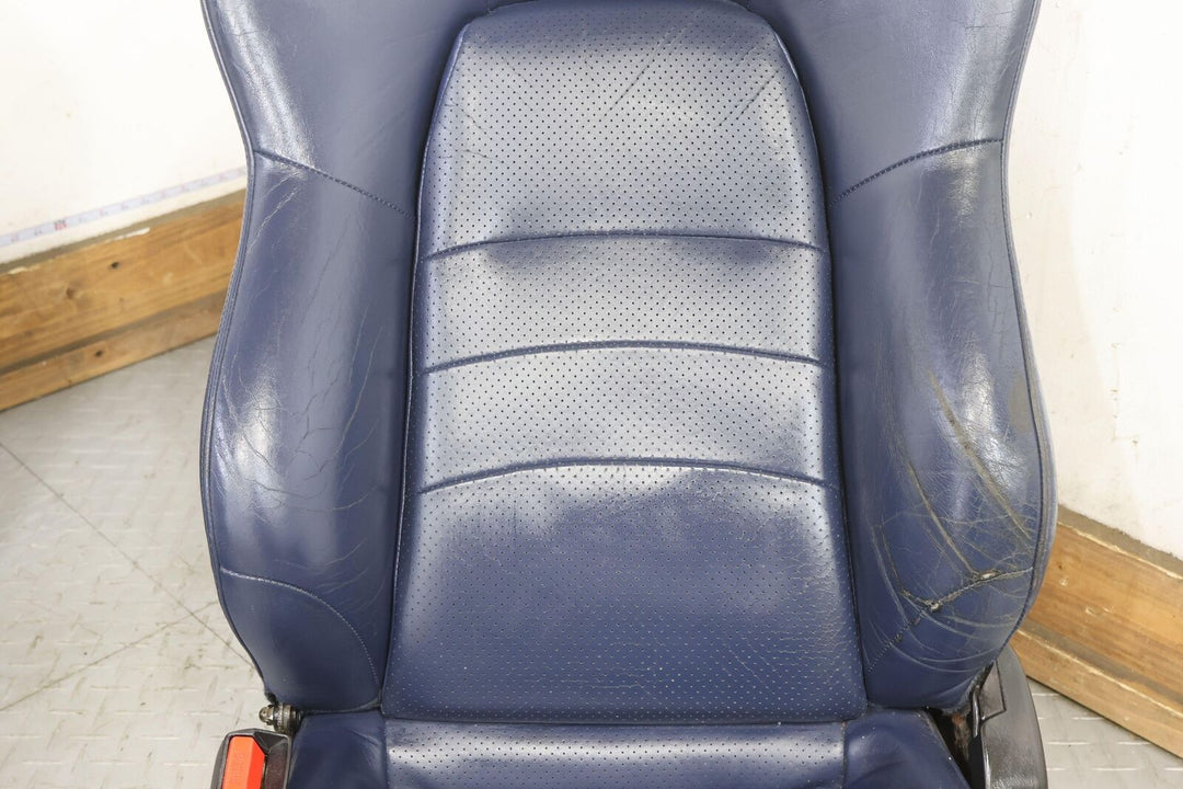 04-05 Honda S2000 Pair LH&RH Blue Leather Manual Seats Set (Blue Type C)