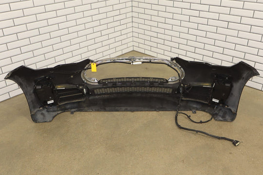 2012-2015 Tesla Model S OEM Front Bumper with Fogs/Shutters (Black PBSB)