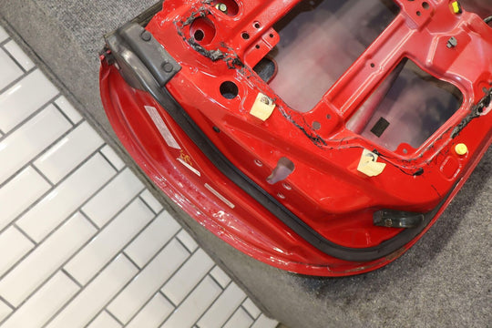 01-05 Mazda Miata NB LH Left Driver Door Shell (Red Repainted) See Photos