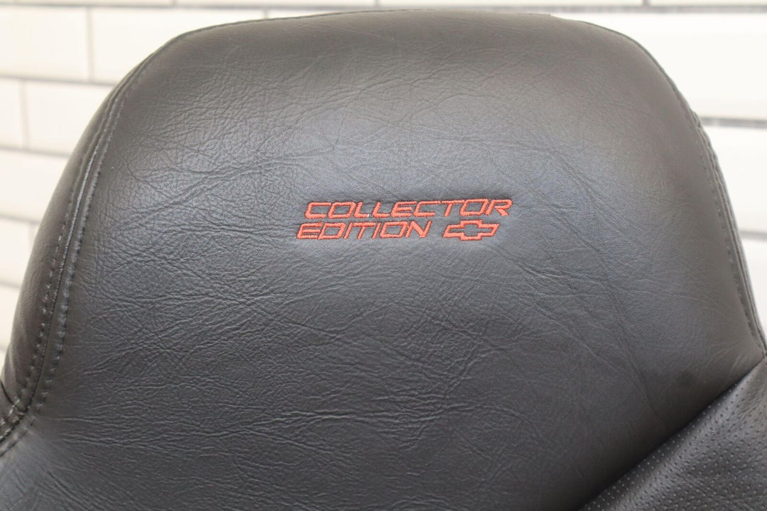 95-96 C4 Corvette Pair LH&RH Leather Bucket Seats Collector's Edition Black