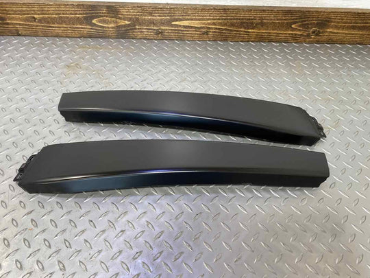 03-04 Audi RS6 LH & RH EXTERIOR Upper B-Pillar Trim Panels (Black) See Notes