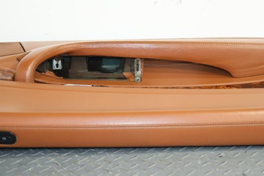 04-10 Bentley Continental GT Left LH Driver Interior Door Trim Panel -Cognac