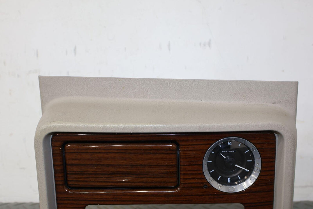 02-06 Cadillac Escalade Console Woodgrain Trim W/ Analog Clock (Tested) OEM