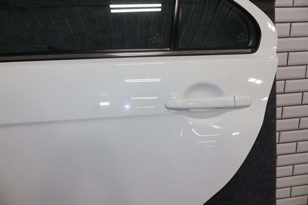 08-15 Mitsubishi Lancer Evolution Evo X Driver Left Rear Door (Wicked White W37)