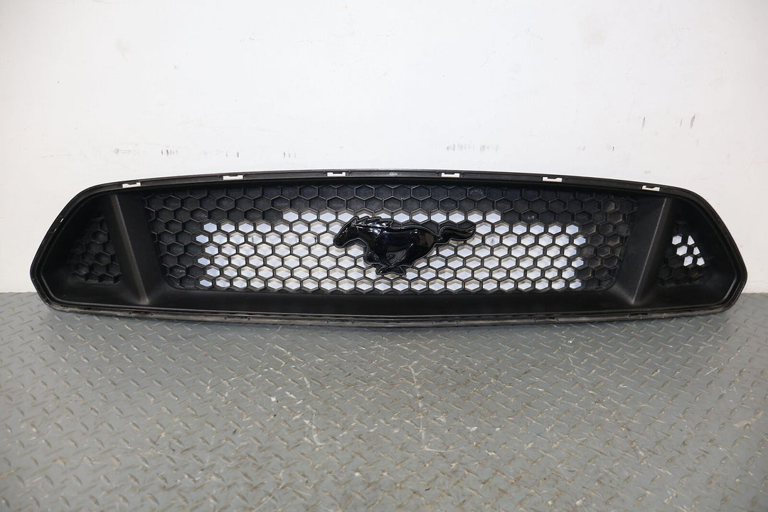 15-17 Ford Mustang GT Front Upper & Lower OEM Bumper Honeycomb Grilles (Black)