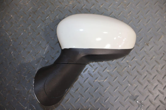 12-17 Fiat 500 Abarth Left LH Power Door Mirror (Bianco White PW3) Tested