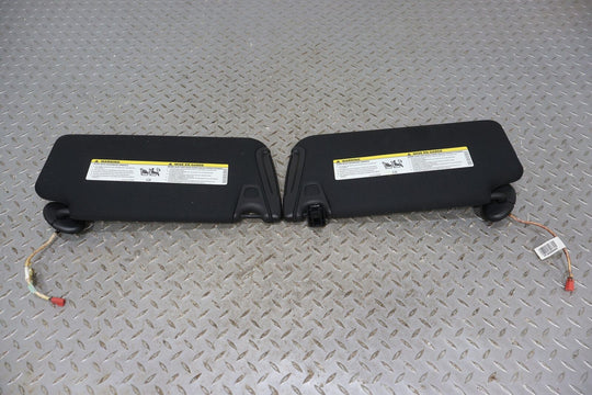 15-22 Dodge Charger Pair LH & RH Interior Illuminated Sun Visors (Black YLKX)