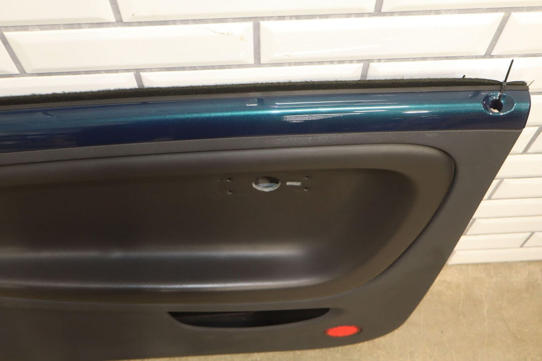 03-06 Chevy SSR Passenger Right RH Door Trim Panel W/Aqua Blur Trim (NO Handle)