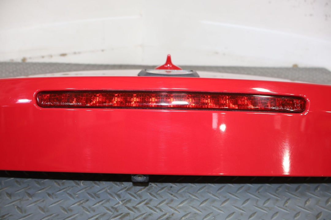 17-19 Fiat 124 Spider OEM Deck Lid W/ Spoiler & 3RD Brake Light (Rosso Red PKM)