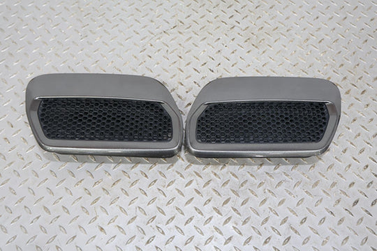 18-22 Ford Mustang GT Pair LH & RH OEM Hood Scoops (Magnetic J7) Repaired Tabs