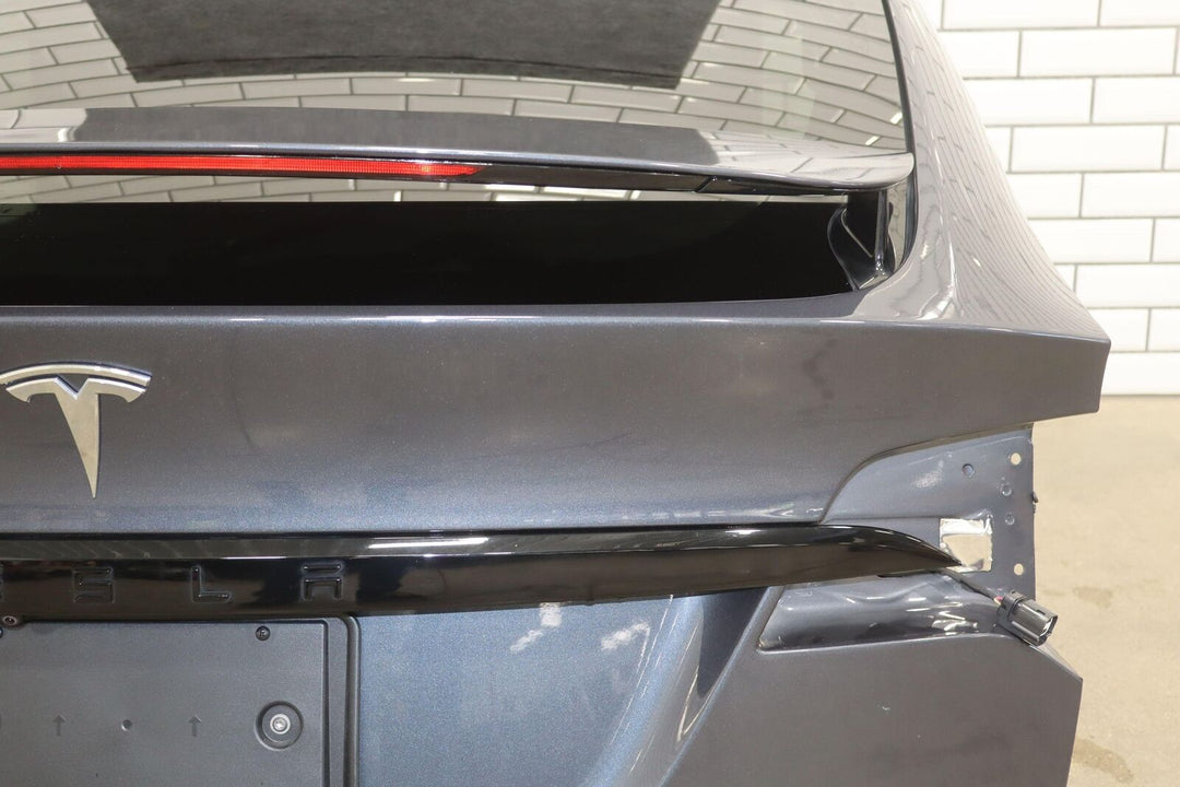 2021-2024 Tesla Model X Rear Door Liftgate Trunk Decklid Loaded (Stealth Gray)