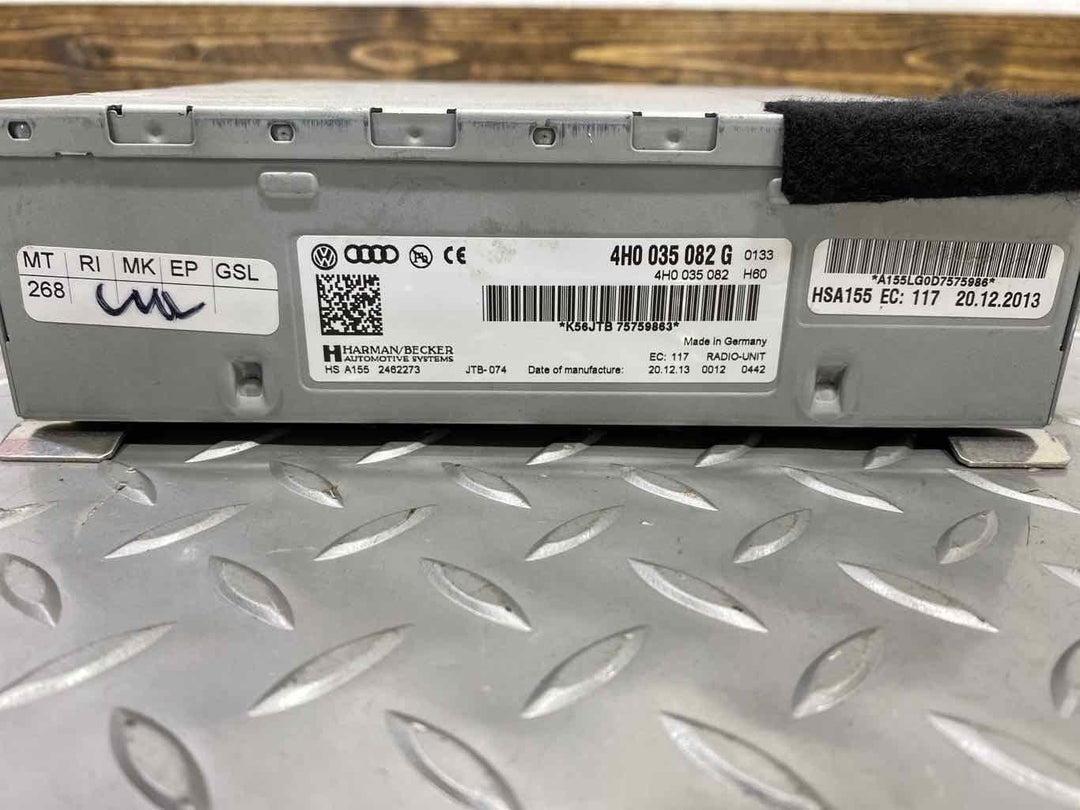 12-15 Audi S8 Navigation Control Unit Module (4h0035082g) OEM Trunk Mounted