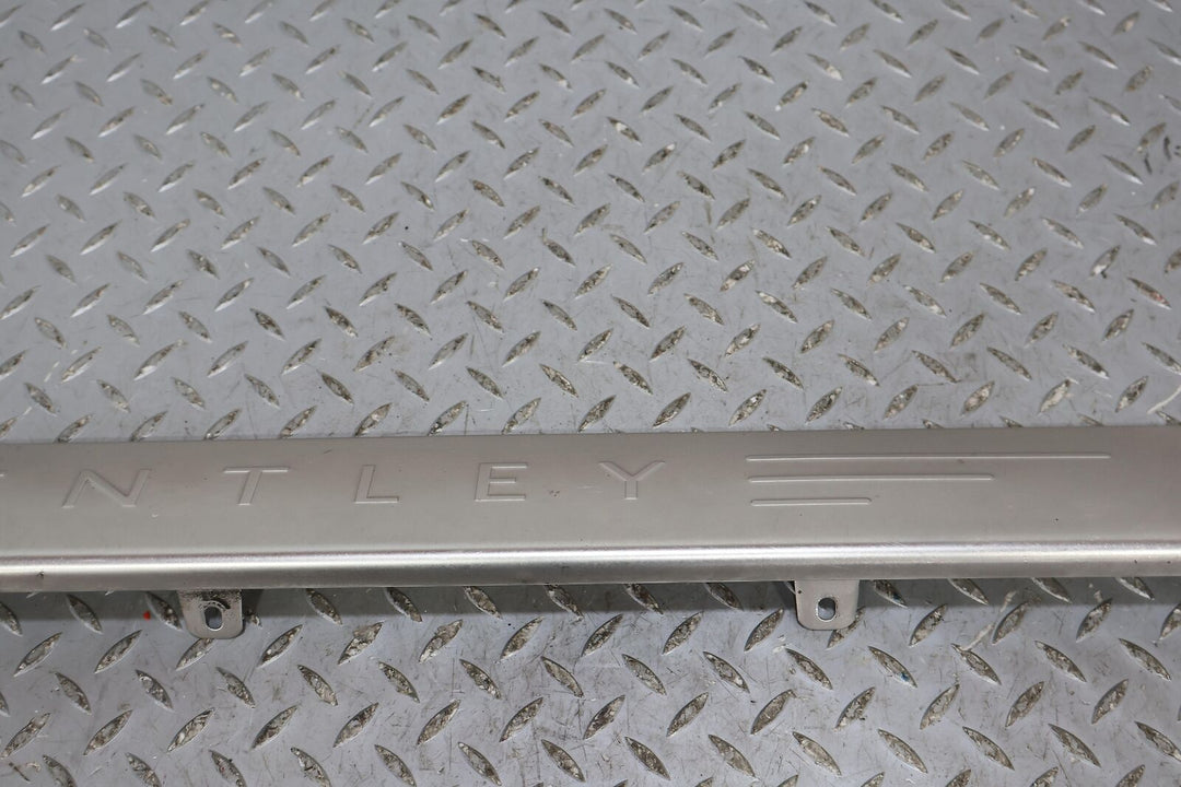 03-10 Bentley Continental GTC Convertible Pair Outer Aluminum Door Sill Plates