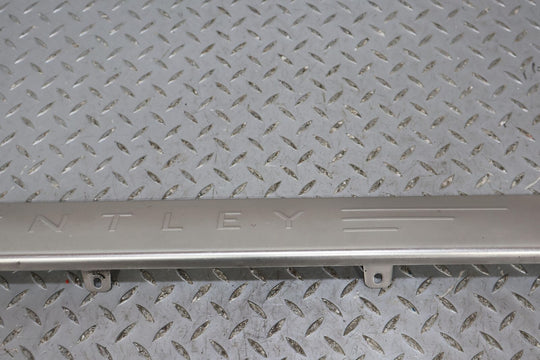 03-10 Bentley Continental GTC Convertible Pair Outer Aluminum Door Sill Plates