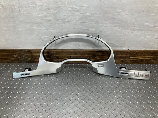 11-18 Audi S8 Dash Cluster Speedometer Bezel (Brushed Aluminum/Black) 4h1853173