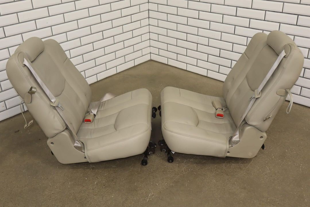 03-06 Cadillac Escalade Leather 3rd Row Bench Seat (Shale 152) Short WB