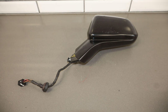 16-19 Chevrolet Camaro Left Driver Power Heated Door Mirror Matte Black