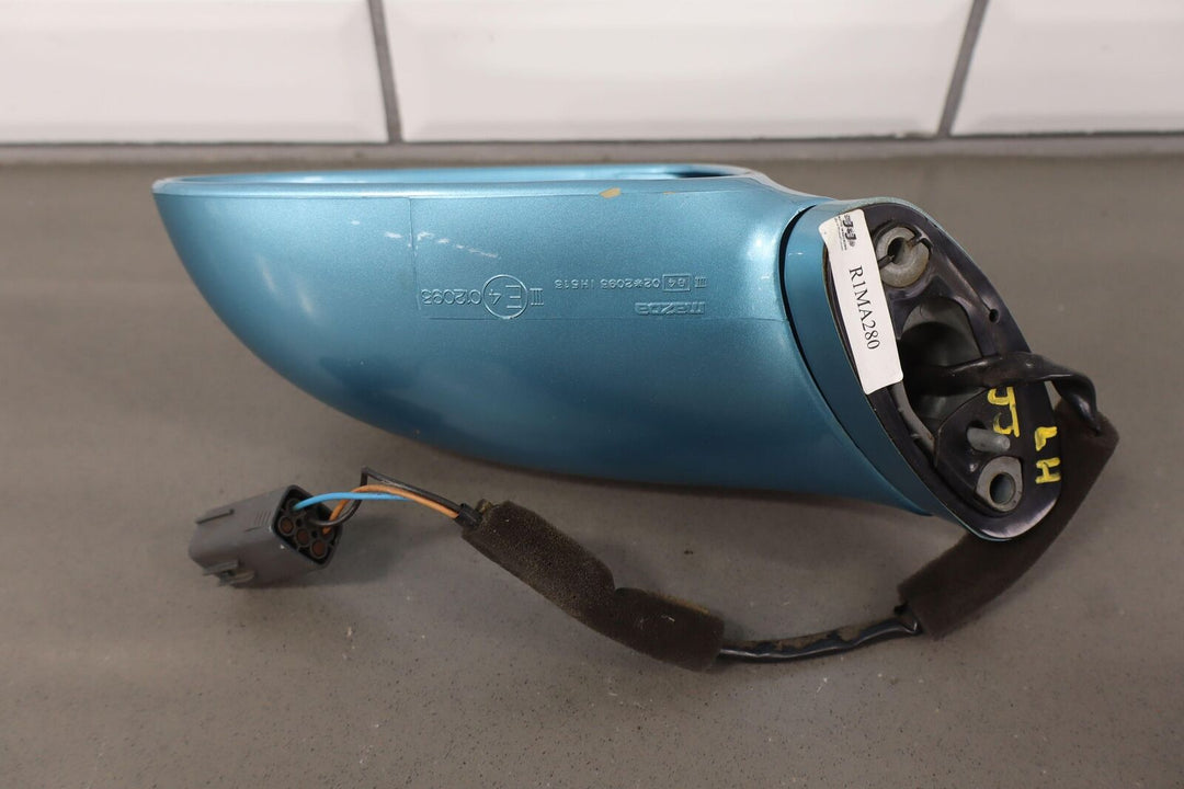 99-05 Mazda Miata NB Left Driver Power Door Mirror Crystal Blue (23C)