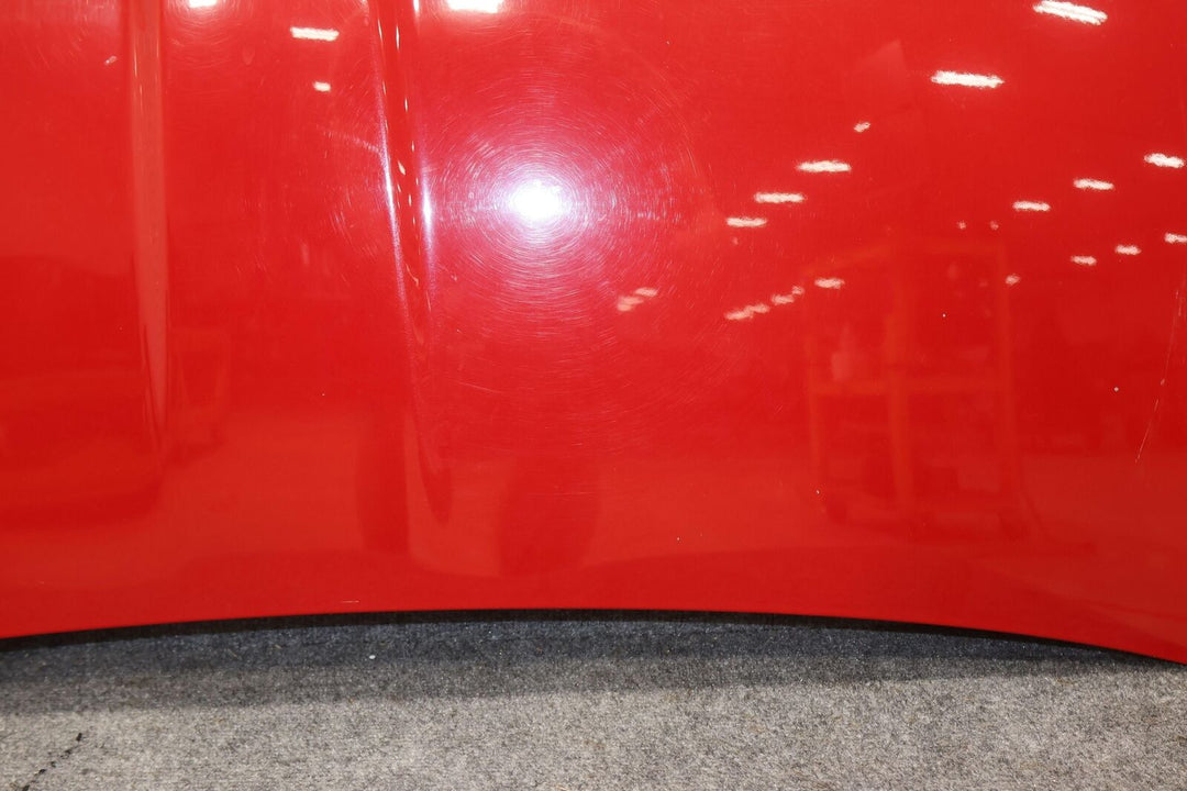 12-19 Fiat 500 Abarth Front OEM Hood Bonnet (Rosso Red PR1) See Photos