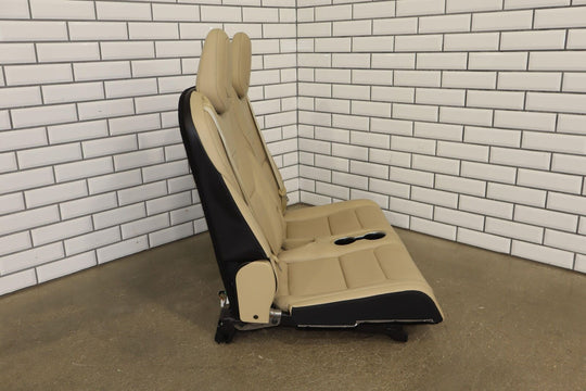 16-20 Tesla Model X Pair LH / RH 3rd Row Leather Seats (Tan) Light Wear