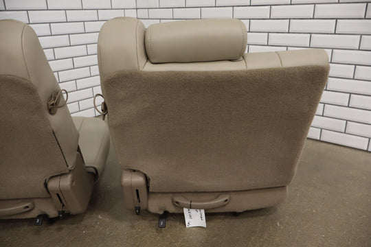 2001-2006 Chevy Tahoe/Yukon Leather 3rd Row Seat (Neutral) See Photos