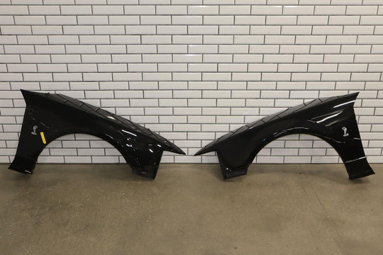 99-04 Ford Mustang Cobra OEM Front Fenders Pair Left/Right (Black UA)