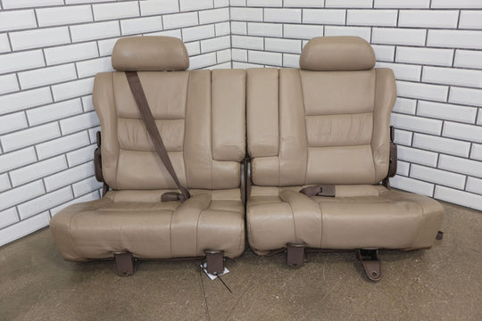 1996-1997 Lexus LX450 Land Cruiser Pair Rear 2nd Row Leather Seats (Beige LC43)