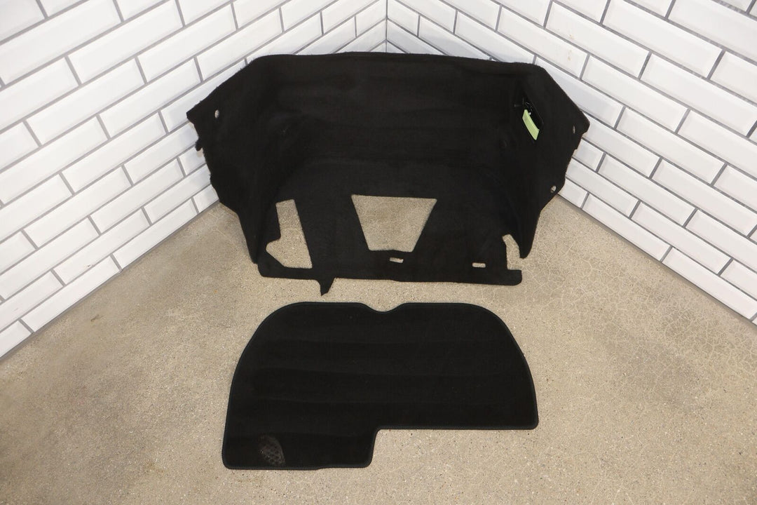 05-08 Porsche 911 997 Targa Coupe Front Trunk Carpet & Trim Cleanout (Black)