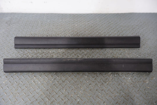 02-05 Ford Thunderbird Pair LH&RH Interior Door SIll Entry Plates (Ebony) OEM