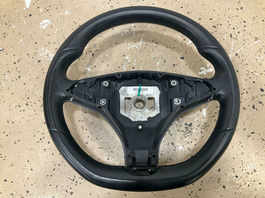 16-21 Tesla Model S Leather Steering Wheel (Black) OEM 1005279-00-E