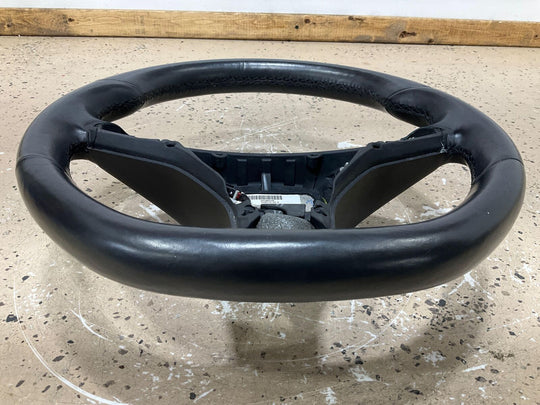 2016-2021 Tesla Model S Leather Steering Wheel (Black) OEM See Notes