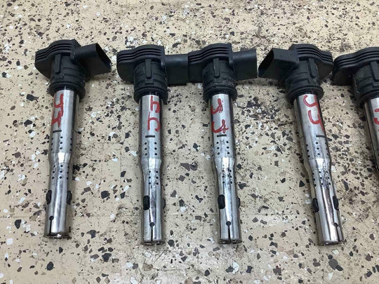 Set of x8 VW/Audi 07K905715F Ignition Coils - Used