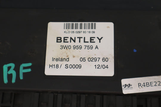 03-10 Bentley Continental GT GTC Front Right Side Seat Control Module OEM 7k