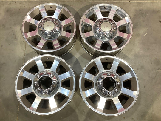 08-10 Ford F250 F350 SRW 20x8" Aluminum Wheels - 3 Tan Painted Inlay 1 Chrome