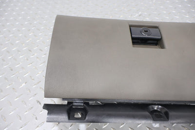 87-91 Porsche 928 S4 Interior Glove Box Compartment (Silver Gray HQ) Cracks