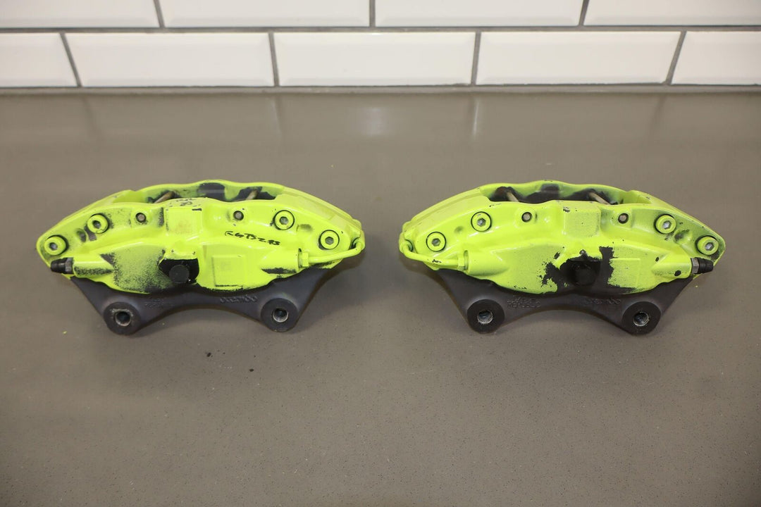 2012-2020 Tesla Model S / X Neon Green Custom Brake Caliper Set (6)