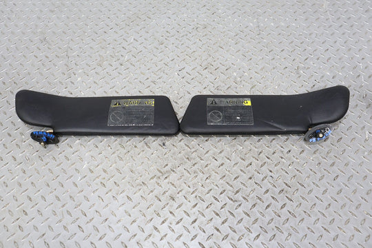 99-05 Mazda Miata NB Pair LH & RH Interior Sun Visors (Black) OEM Sun Faded