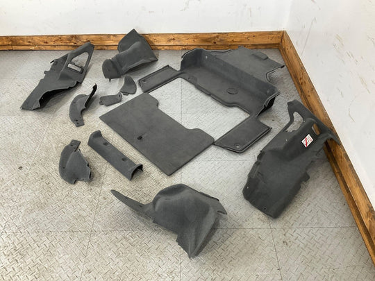 12-14 Ferrari California Rear Trunk Carpet Cleanout (Gray) 11 Pieces