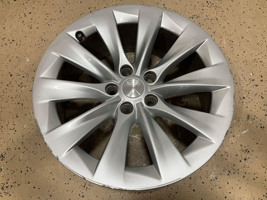 16-20 Tesla Model S OEM 19" 19x8 Rim 10 Spoke Wheel ET40 1059337-00-A (NO Tire)