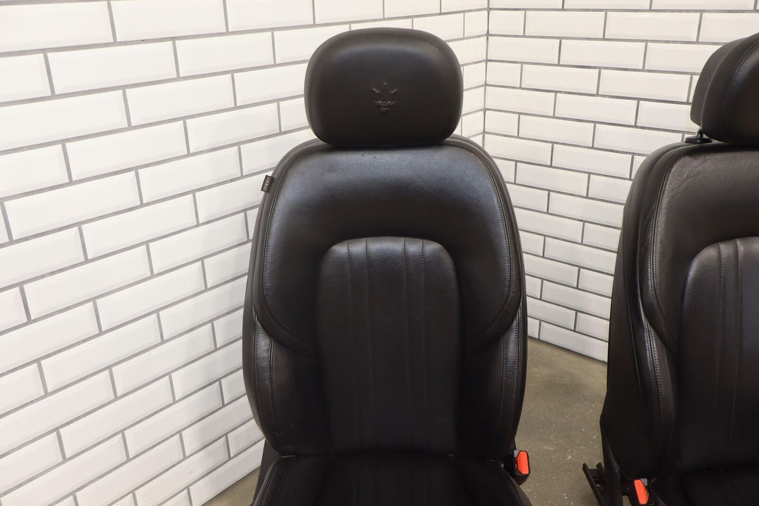 14-17 Maserati Ghibli Leather Power Seat Set Front&Rear (Testa Moro TMT) Tested